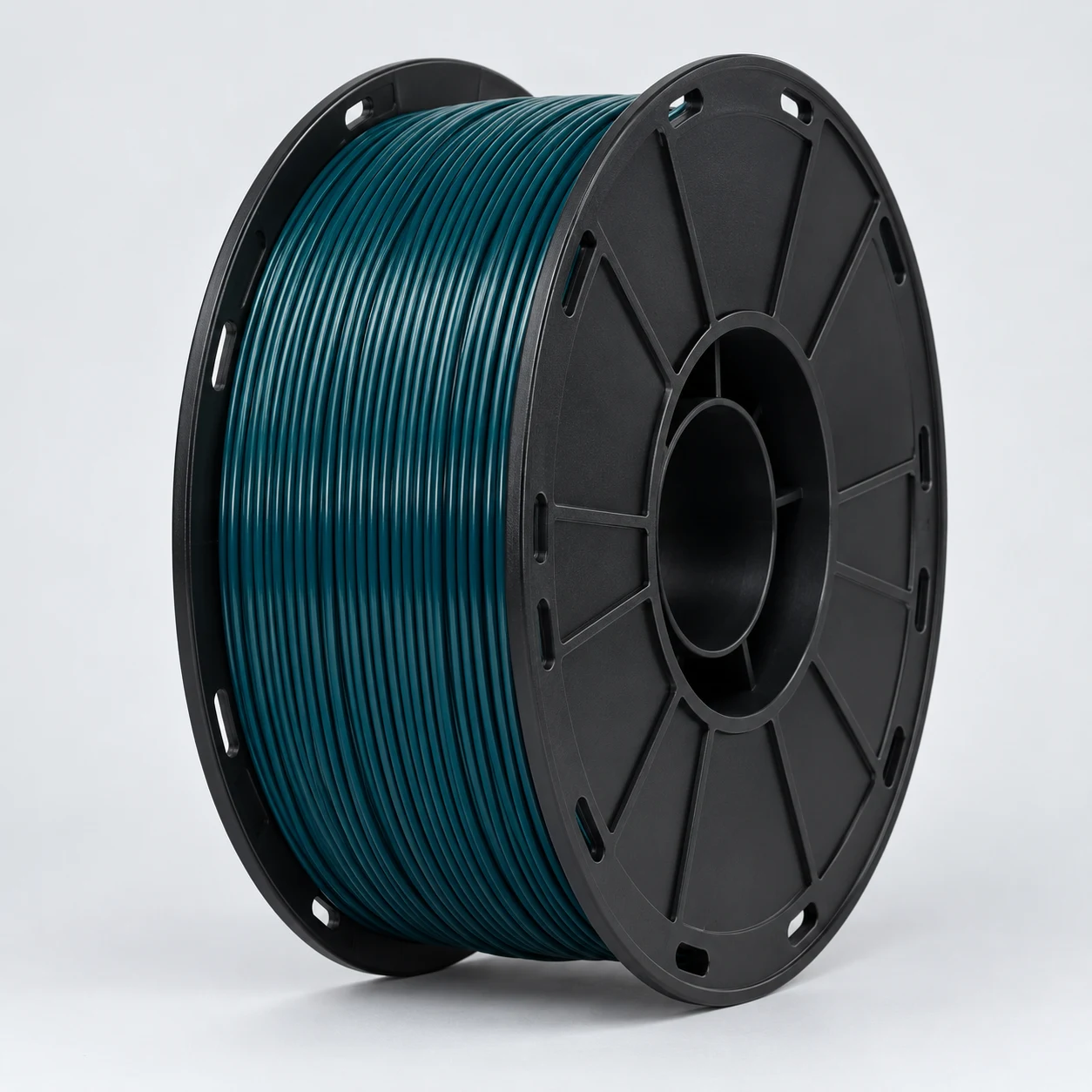 Deep teal PETG filament